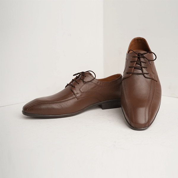 Moreton Bike-Toe Derby in Brown — another angle