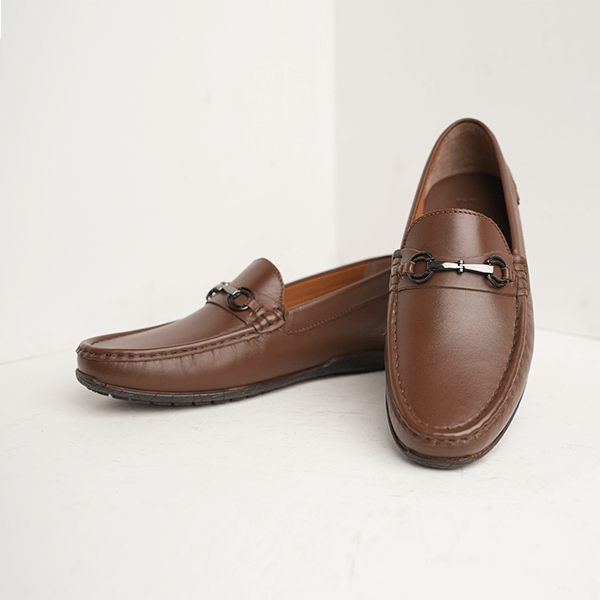 Parma Leather Bit Loafer in Brown