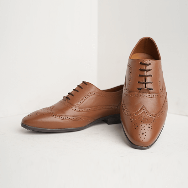 Worcester Wingtip Brogue in Brown — another angle