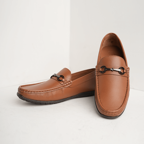 Parma Leather Bit Loafer in Tan